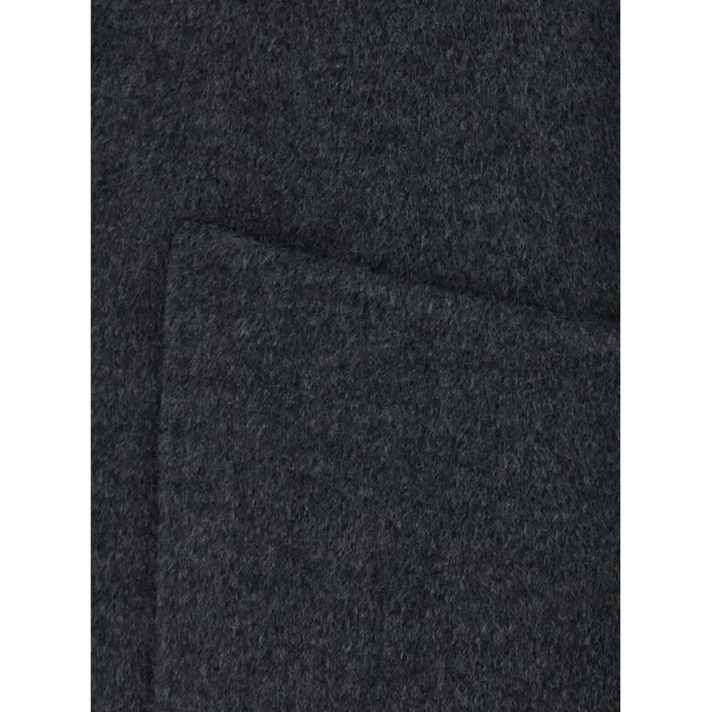 Grifoni Men Double Bluson With Collar And Pockets In Gray Unisex